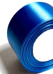 Лента атласная 48мм х 23м васильковая №40 (8341)