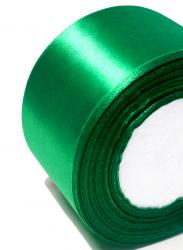Лента атласная 48мм х 23м зелёная №19 (8299)